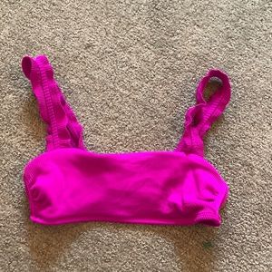 magenta bikini top